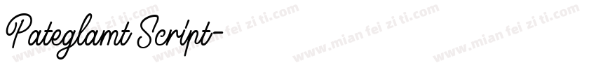 Pateglamt Script字体转换